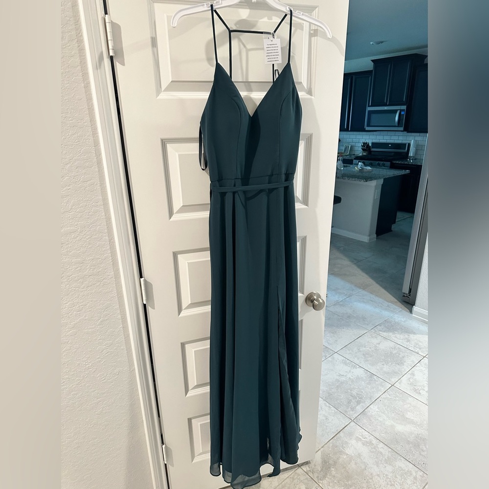 Kennedy Blue - Elizabeth Bridesmaids Dress (Forest Green)